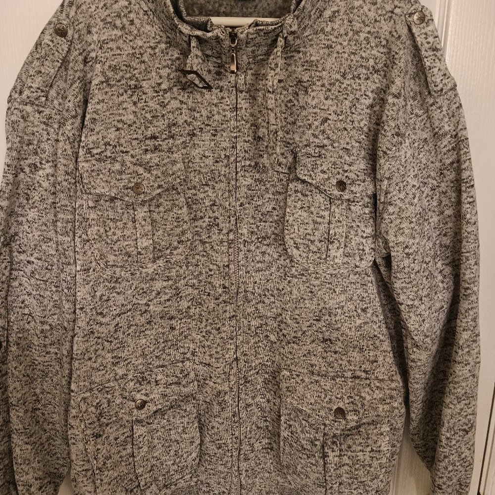 Red Ape Gray sweater jacket